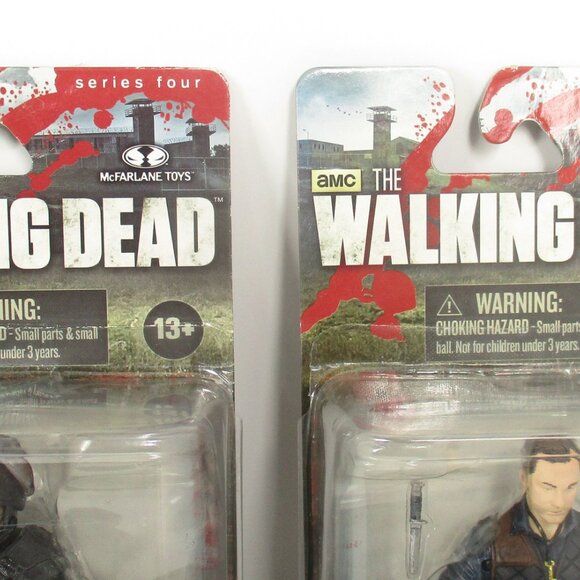 6 Walking Dead Action Figures Series 4  McFarlane Toys Rick Gov Walkers 2013 - Picture 5 of 11